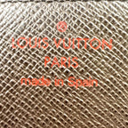 Louis Vuitton Business Card Holder Damier Ebene Leather Brown Case — view 5