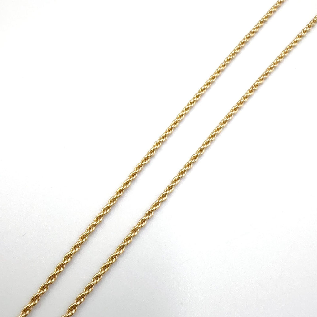 Dior CD Logo Mesh Metal Gold Necklace — view 6