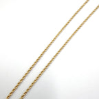 Dior CD Logo Mesh Metal Gold Necklace — view 6