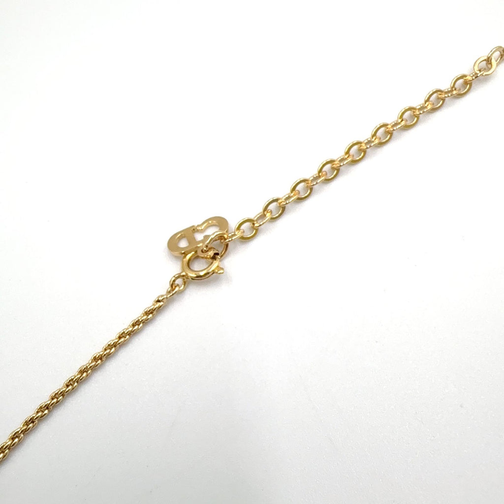 Dior CD Logo Mesh Metal Gold Necklace — view 7
