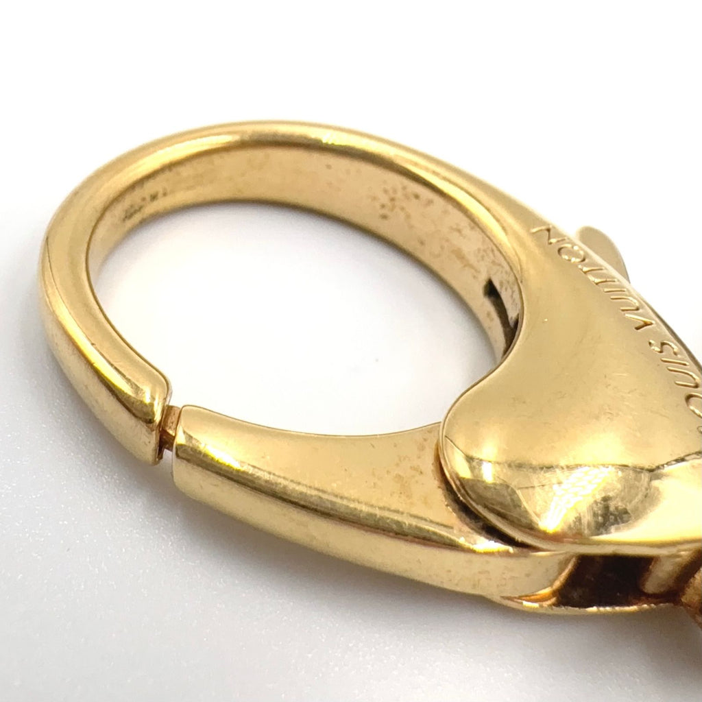 Louis Vuitton Bijou Sac Tapage Metal Gold Silver Black Charm Keychain — view 4