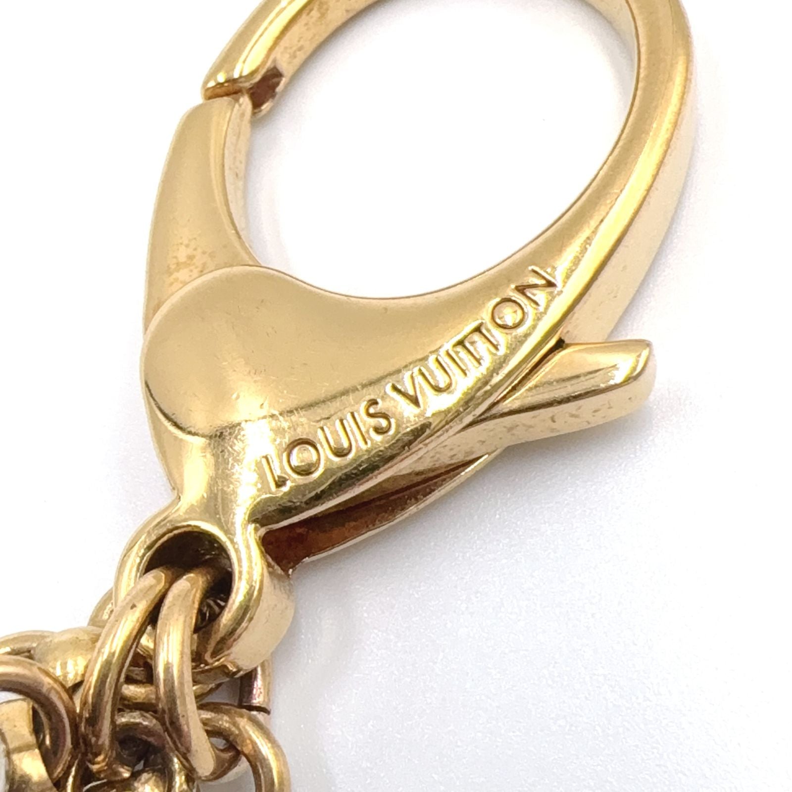 Louis Vuitton Bijou Sac Tapage Metal Gold Silver Black Charm Keychain — view 3