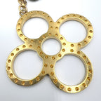 Louis Vuitton Bijou Sac Tapage Metal Gold Silver Black Charm Keychain — view 6