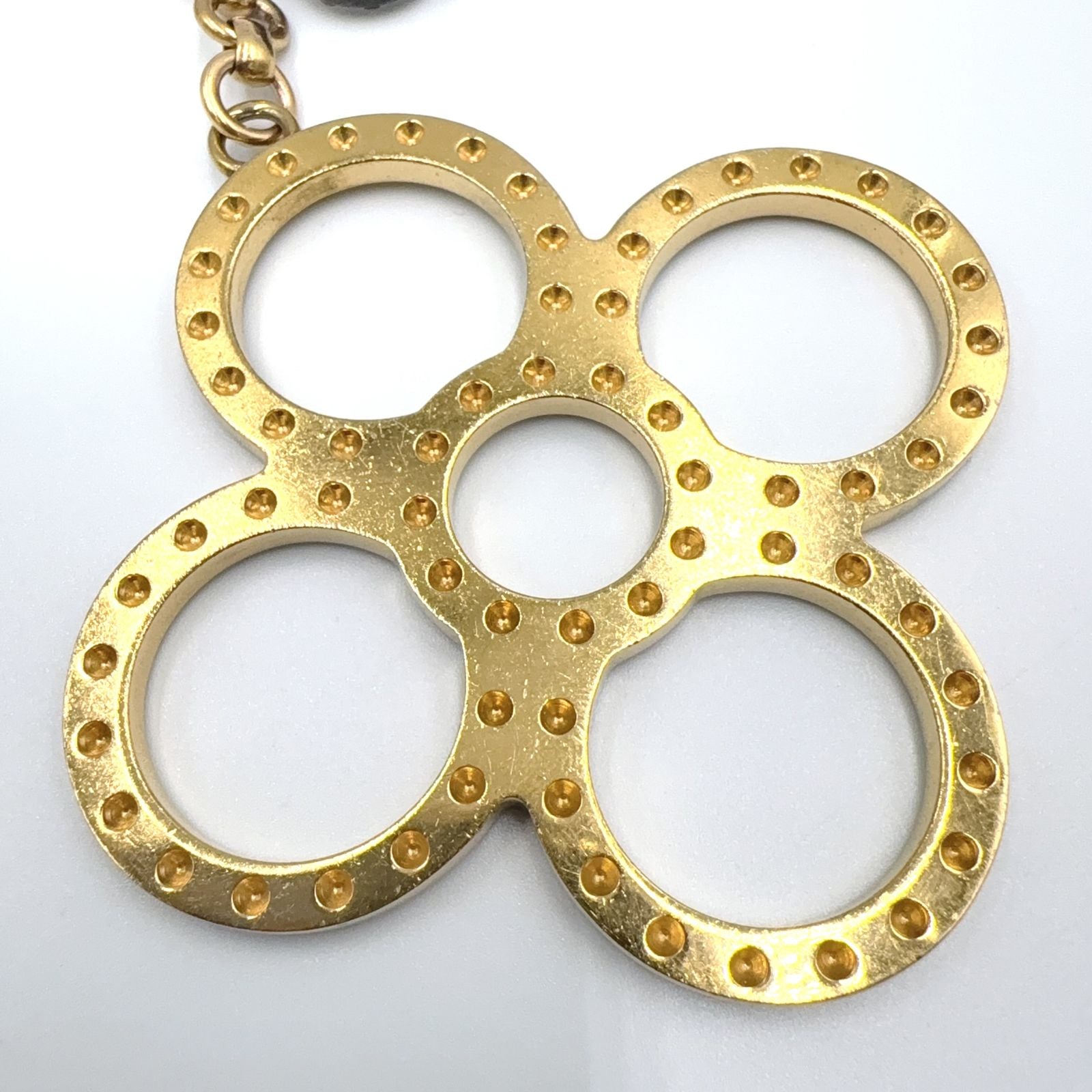 Louis Vuitton Bijou Sac Tapage Metal Gold Silver Black Charm Keychain — view 6