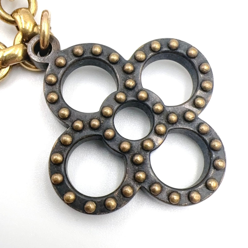 Louis Vuitton Bijou Sac Tapage Metal Gold Silver Black Charm Keychain — view 8