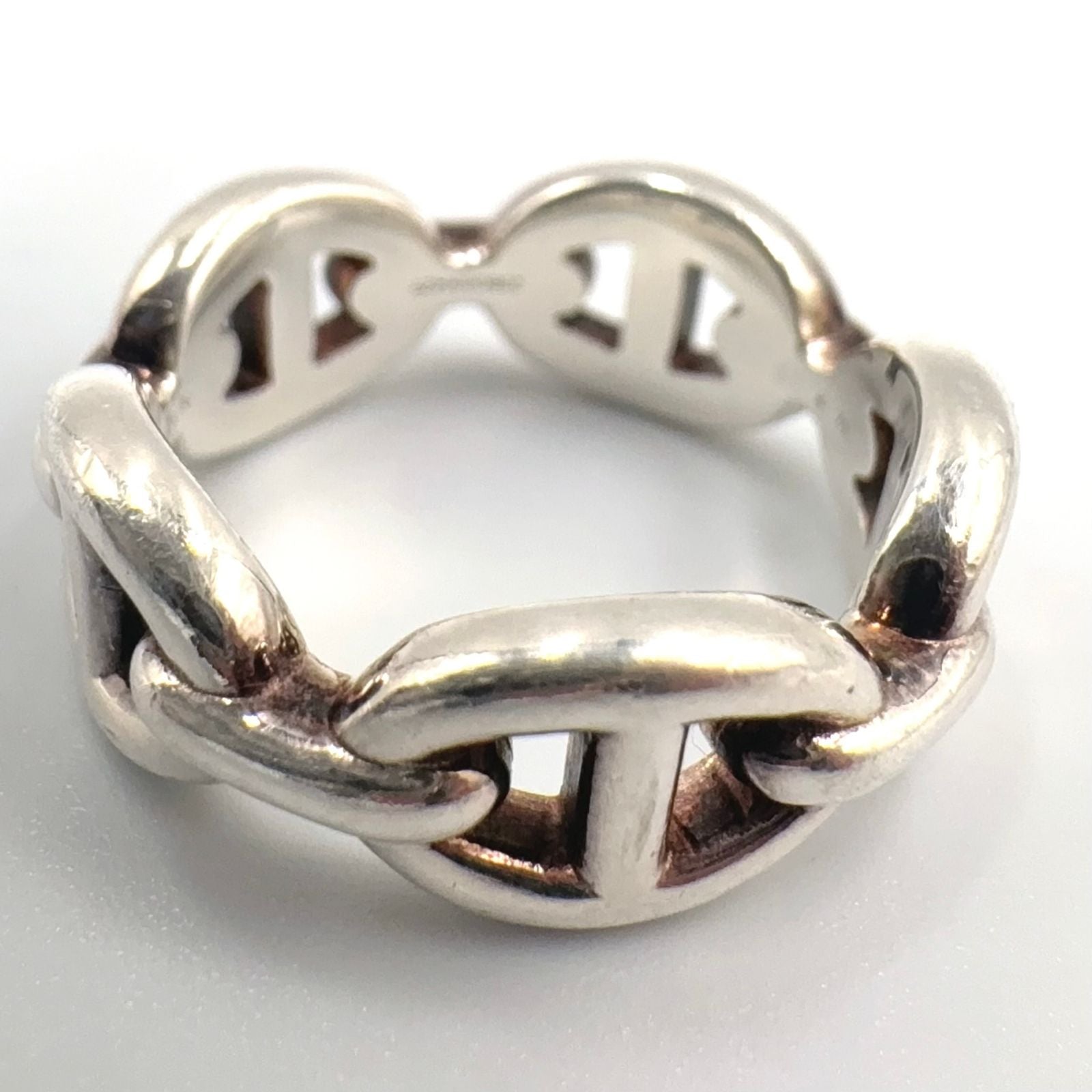 Hermes Chaine D'ancre Ring Silver — view 7