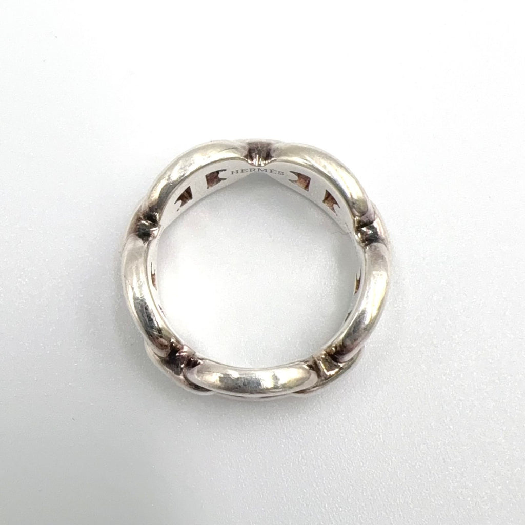 Hermes Chaine D'ancre Ring Silver — view 3