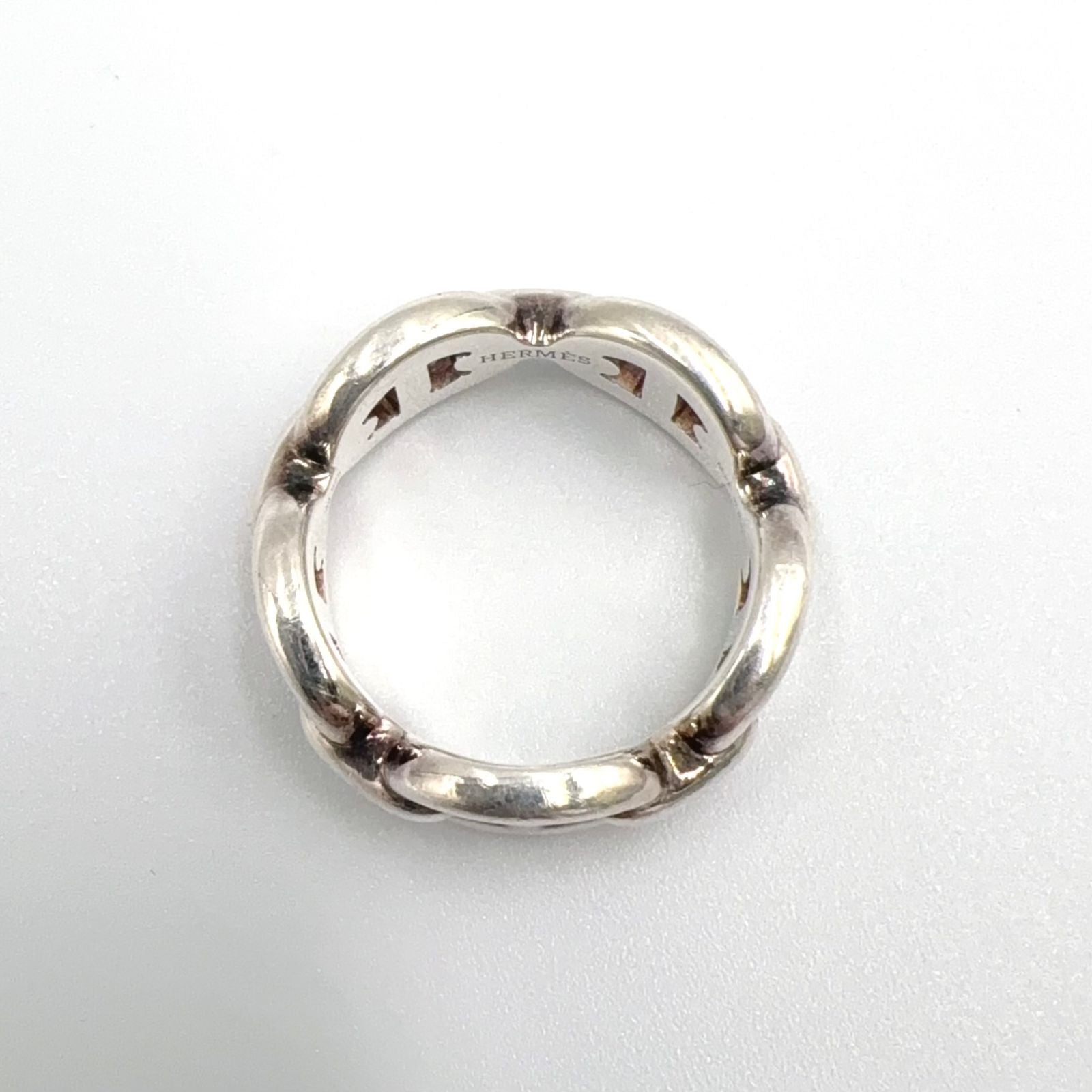 Hermes Chaine D'ancre Ring Silver — view 3