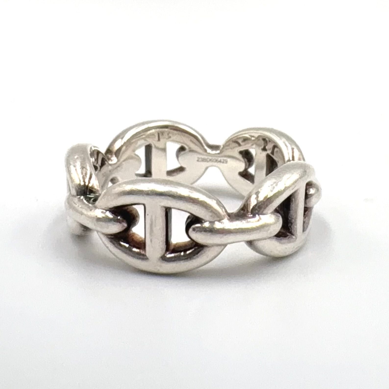 Hermes Chaine D'ancre Ring Silver — view 2
