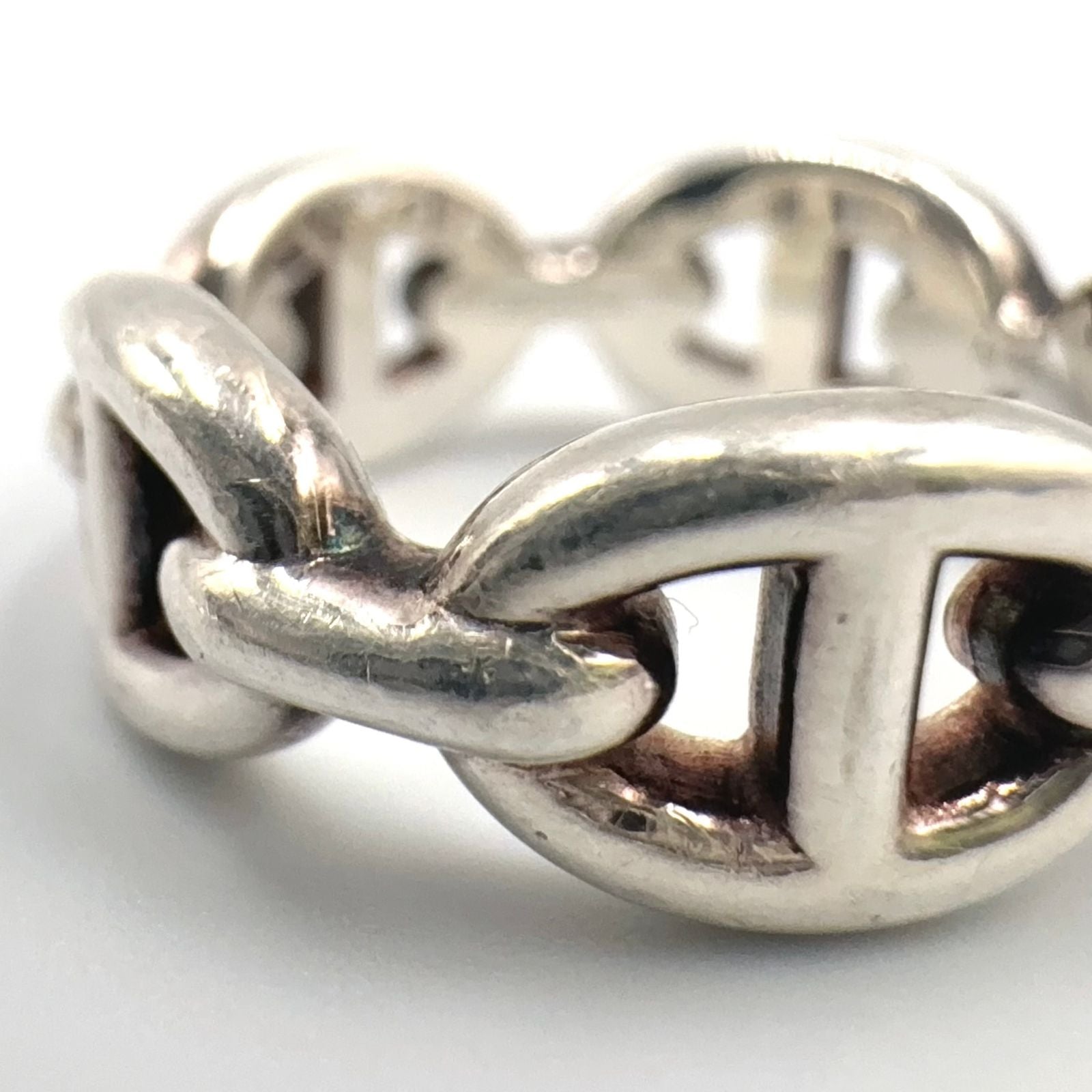 Hermes Chaine D'ancre Ring Silver — view 5