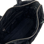 Prada Handbag New Tessuto Bomber Black Leather — view 7