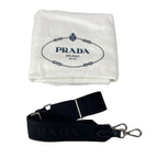 Prada Handbag New Tessuto Bomber Black Leather — view 8