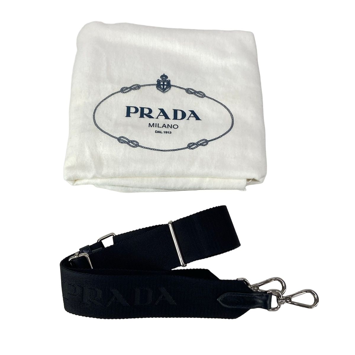 Prada Handbag New Tessuto Bomber Black Leather — view 8