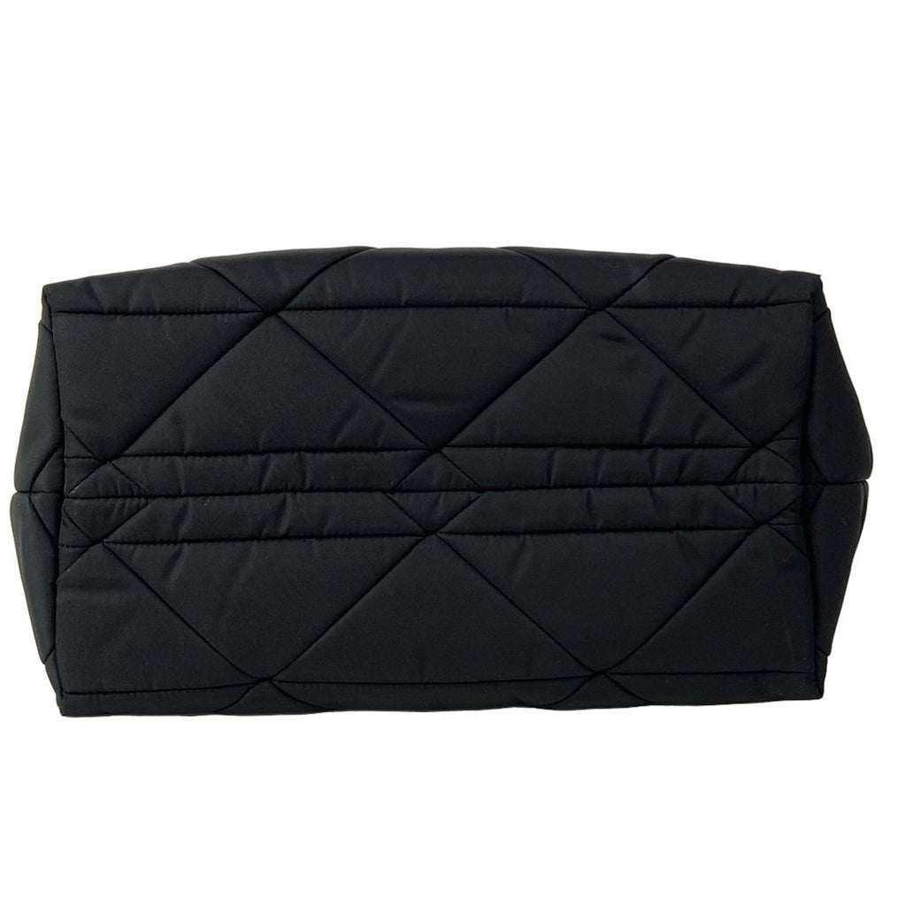 Prada Handbag New Tessuto Bomber Black Leather — view 5