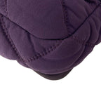 Chanel Shoulder Bag Bubble Quilt Purple Flap Chain Silver — view 8