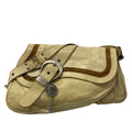 Dior Shoulder Bag Gaucho Ivory Brown Leather