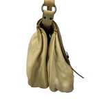 Dior Shoulder Bag Gaucho Ivory Brown Leather — view 2
