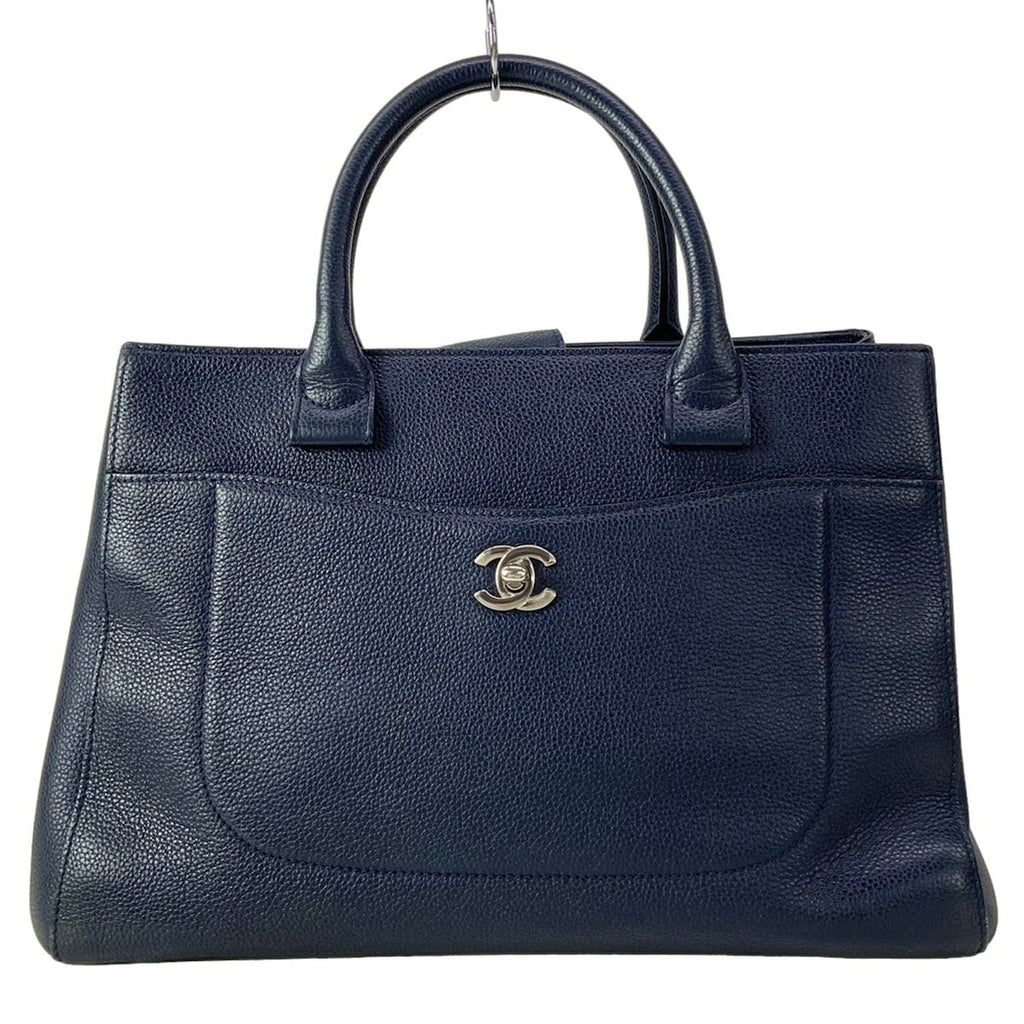 Chanel Tote Neo Executive Navy Silver
