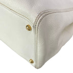 Chanel Tote Executive Line Ivory Gold Leather — view 8