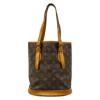 Louis Vuitton Shoulder Bag Monogram Petit Bucket