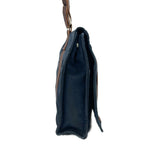 Hermes Shoulder Bag Fourre Tout Besace MM Navy Brown — view 4