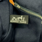 Hermes Shoulder Bag Fourre Tout Besace MM Navy Brown — view 8