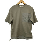 Hermes Short Sleeve Top XS Gray Beige Crew