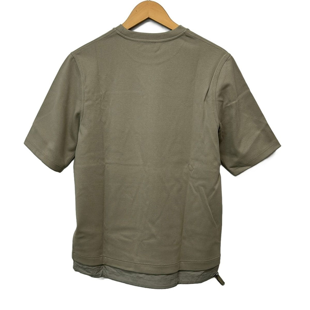 Hermes Short Sleeve Top XS Gray Beige Crew — view 2