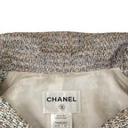 Chanel Jacket 42 L Martin Margiela Era Black White Multi 3/4 Sleeve Tweed Cotton — view 7