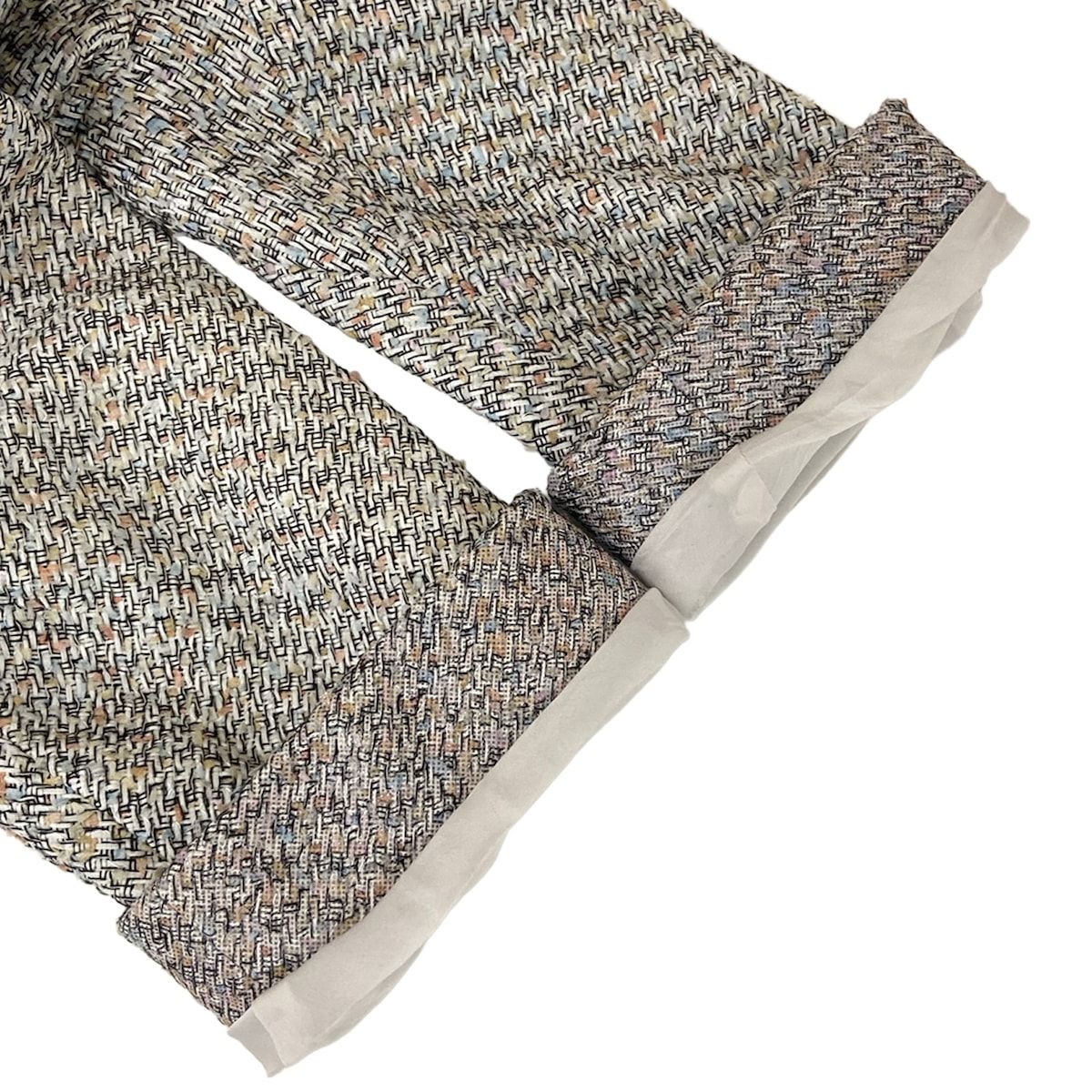 Chanel Jacket 42 L Martin Margiela Era Black White Multi 3/4 Sleeve Tweed Cotton — view 6