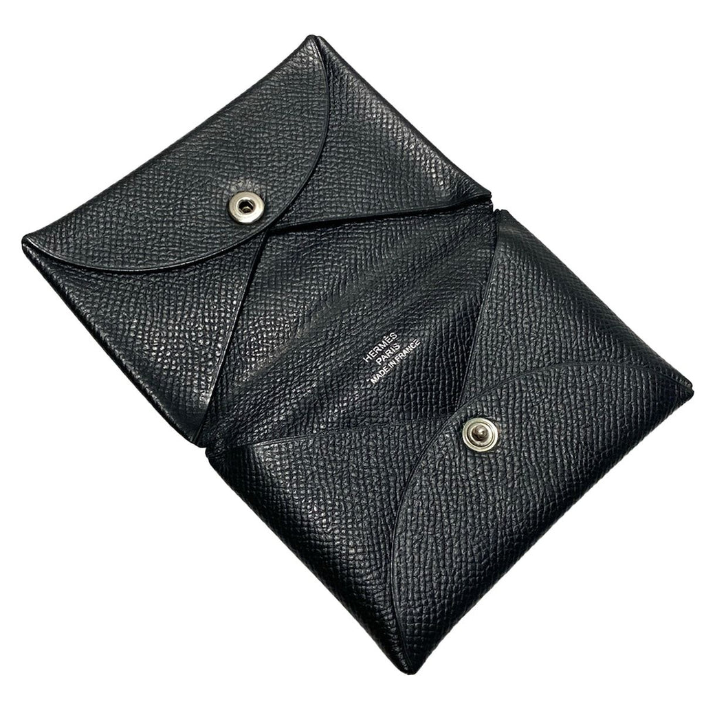 Hermes Coin Case Calvi Black — view 3