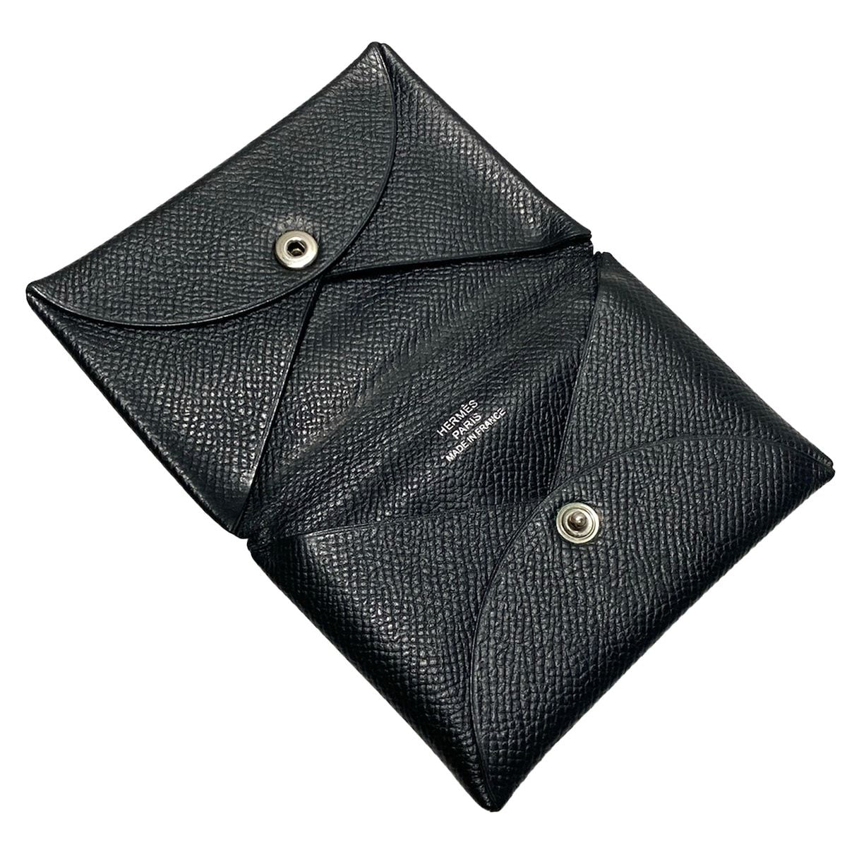 Hermes Coin Case Calvi Black — view 3