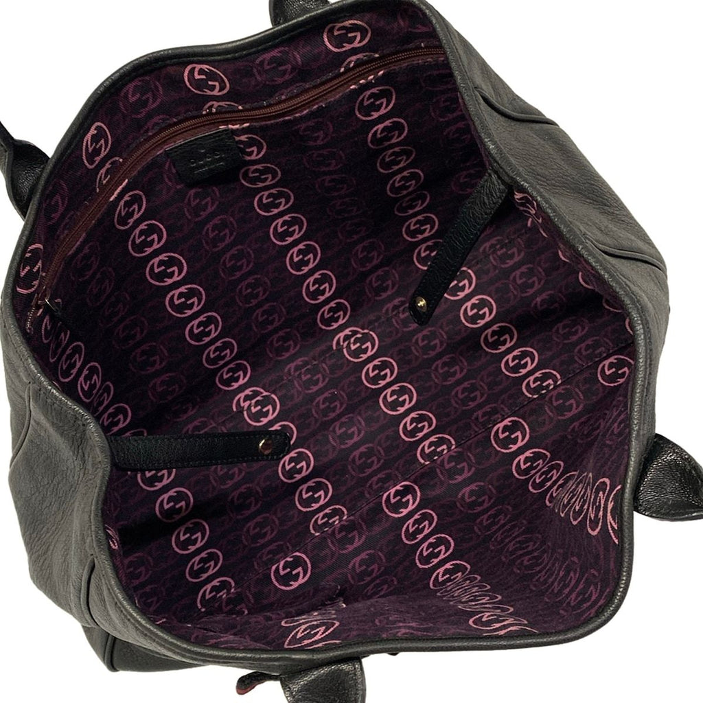 Gucci Tote Princi Black Red Leather — view 7