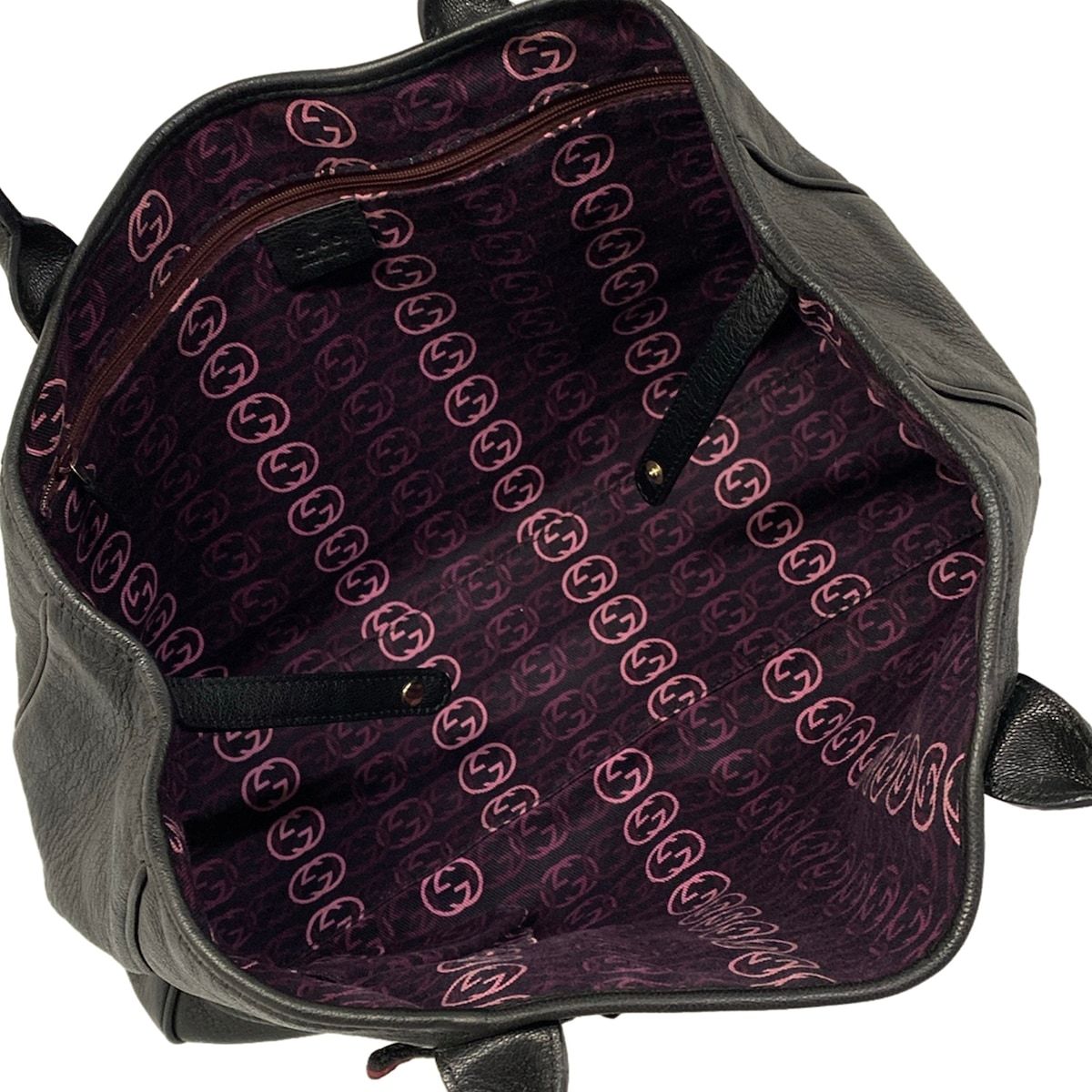 Gucci Tote Princi Black Red Leather — view 7