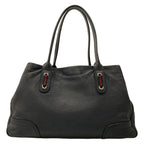 Gucci Tote Princi Black Red Leather — view 3