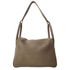 Hermes Shoulder Bag Lindy 30 Etoupe Gold — view 3