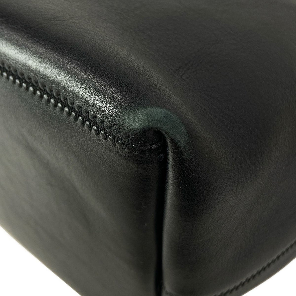 Celine Tote Cabas Phantom Studs Black Silver Leather — view 6
