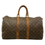 Louis Vuitton Boston Bag Monogram Keepall Bandouliere 45 — view 3
