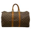 Louis Vuitton Boston Bag Monogram Keepall Bandouliere 45