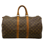 Louis Vuitton Boston Bag Monogram Keepall Bandouliere 45