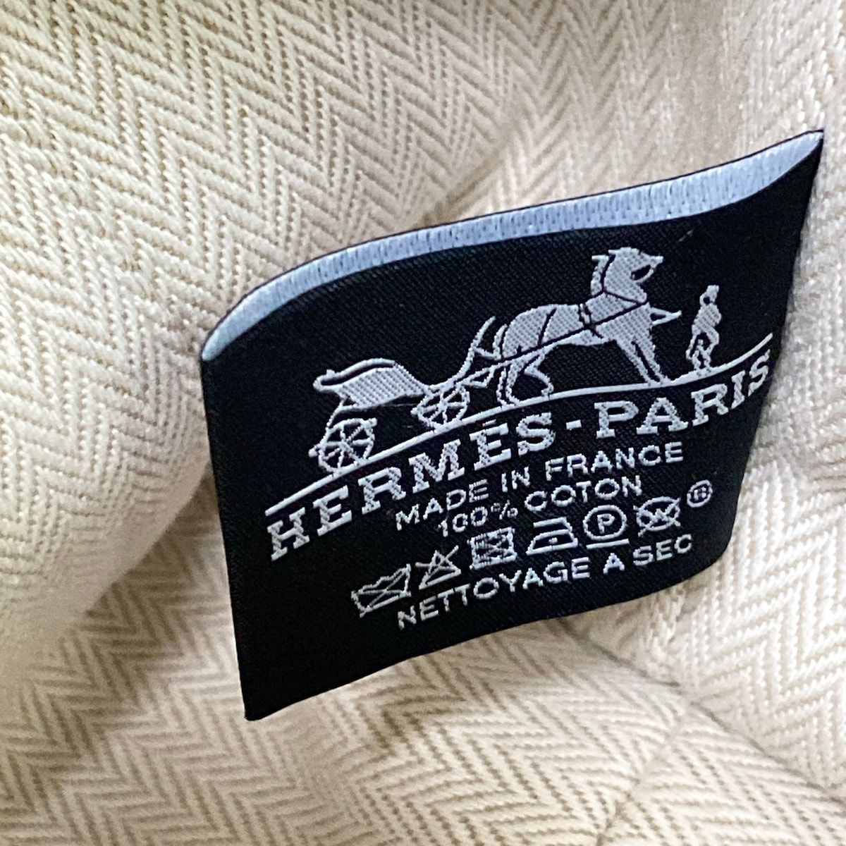 Hermes Pouch Natural Cotton — view 5