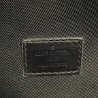 Louis Vuitton Waist Pouch Monogram Shadow Discovery Bum Bag Black Leather — view 8