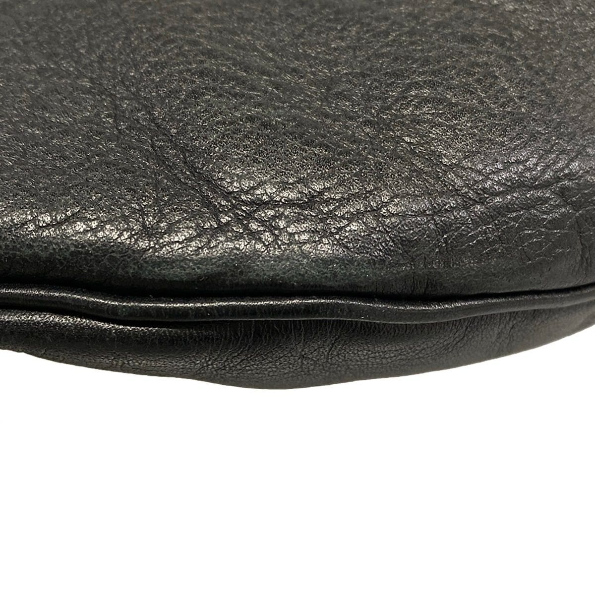 Louis Vuitton Waist Pouch Monogram Shadow Discovery Bum Bag Black Leather — view 6