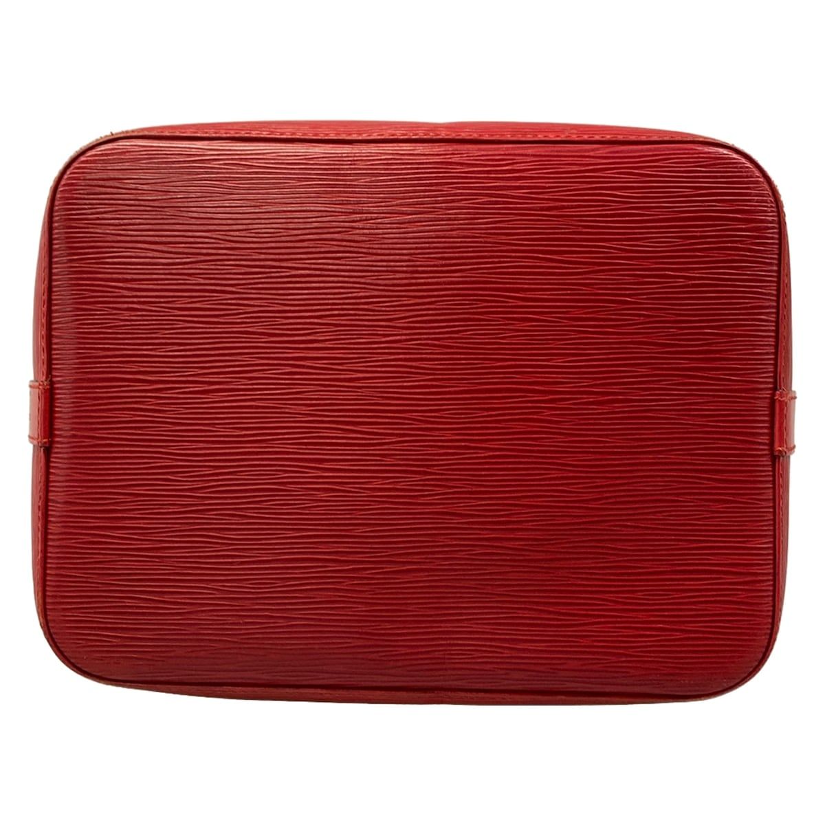 Louis Vuitton Shoulder Bag Epi Petit Noe Castilian Red Leather — view 5