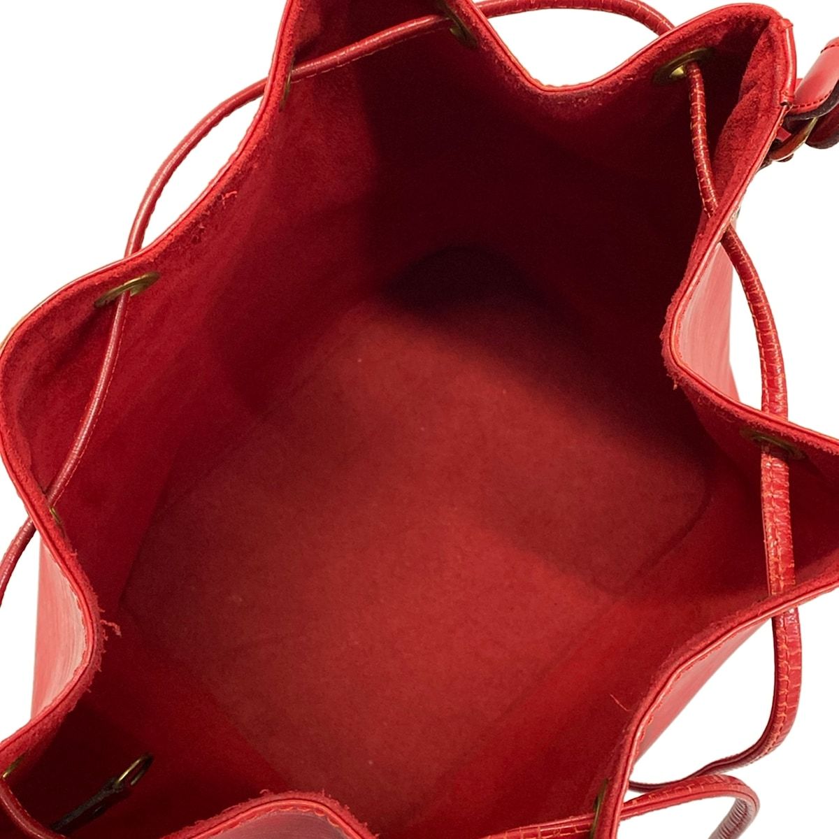 Louis Vuitton Shoulder Bag Epi Petit Noe Castilian Red Leather — view 7