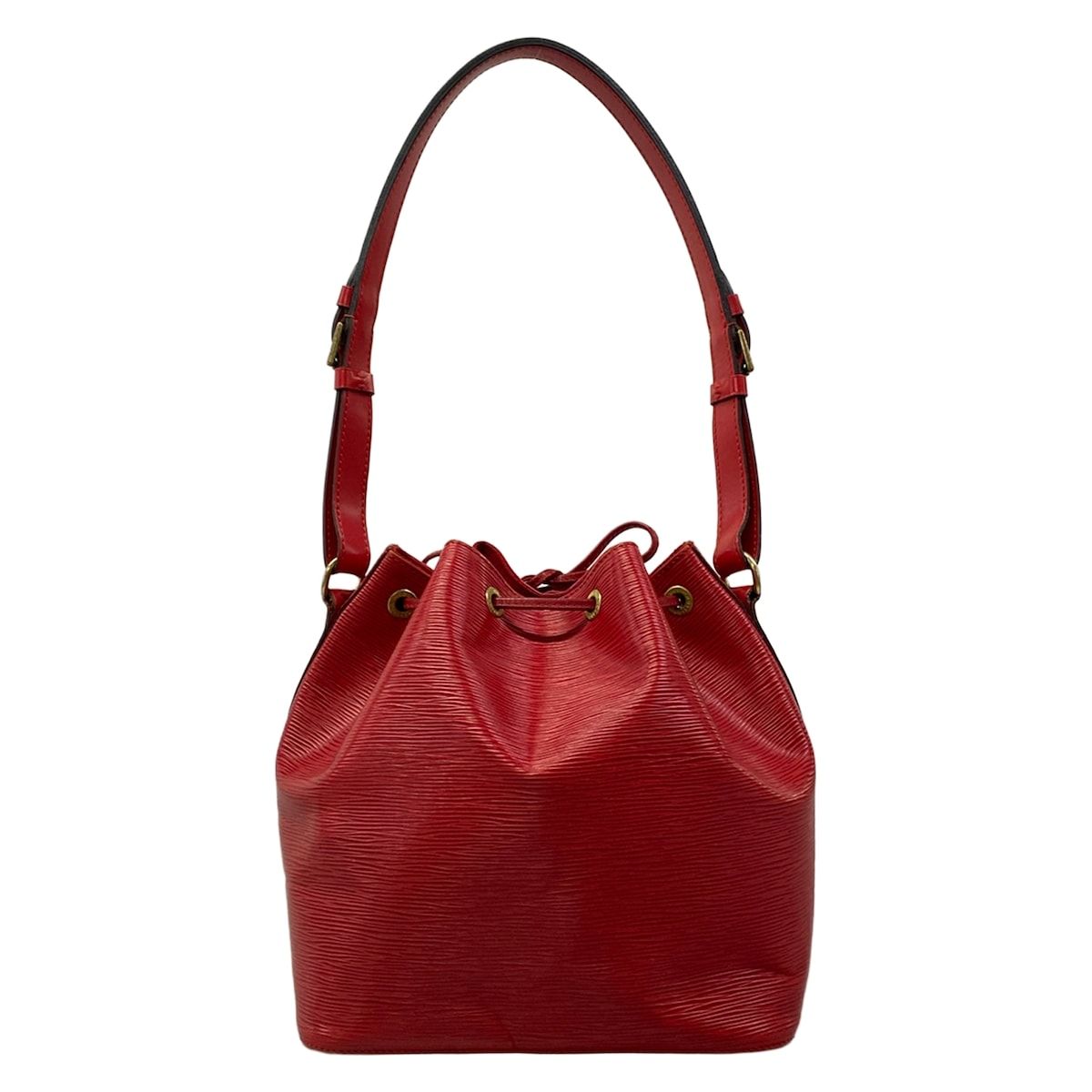 Louis Vuitton Shoulder Bag Epi Petit Noe Castilian Red Leather — view 3