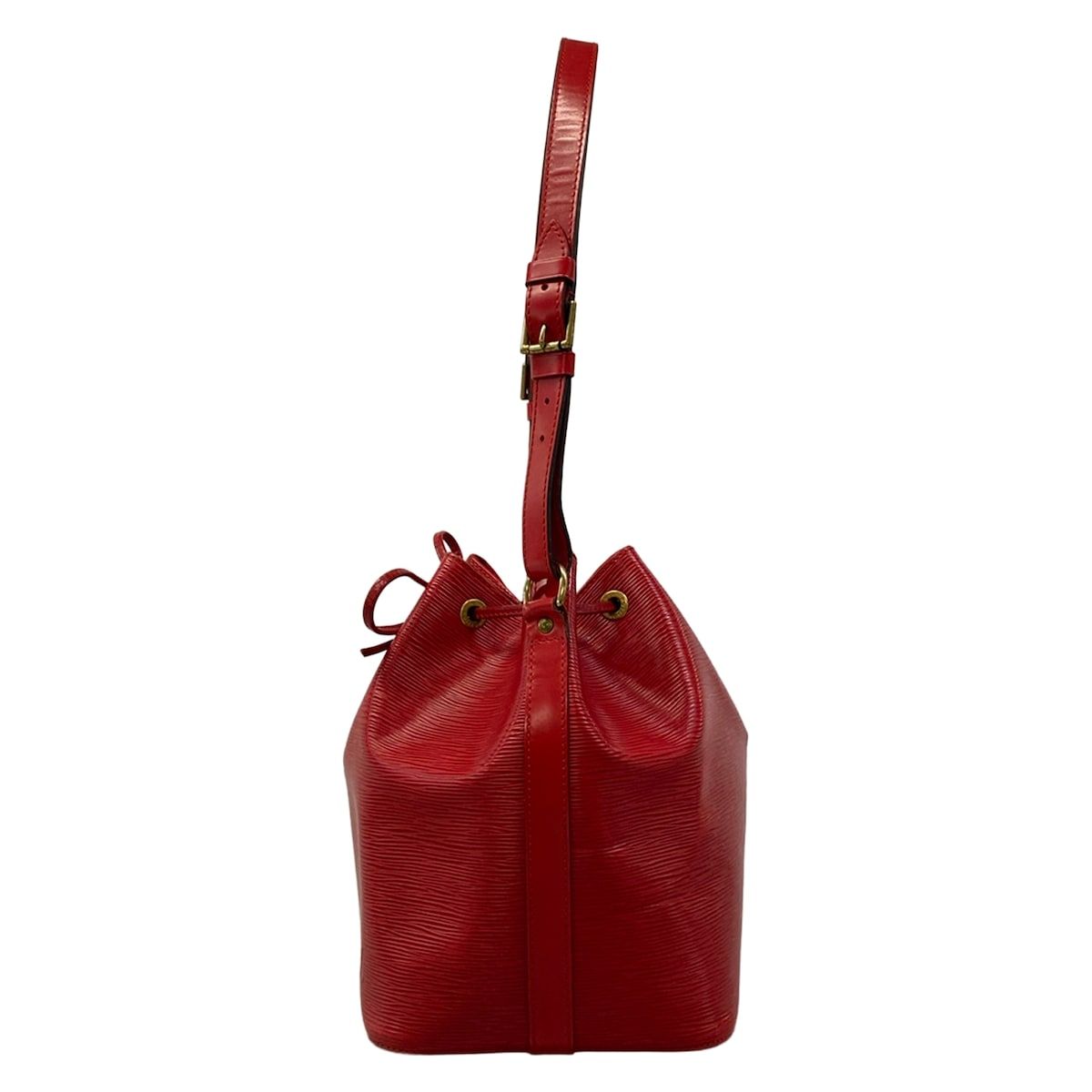Louis Vuitton Shoulder Bag Epi Petit Noe Castilian Red Leather — view 4