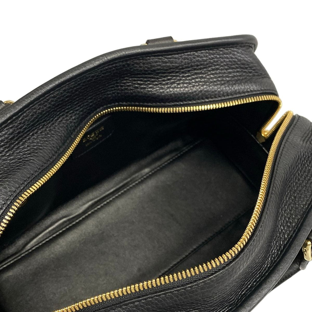 Loewe Handbag Amazona 28 Black Leather — view 7