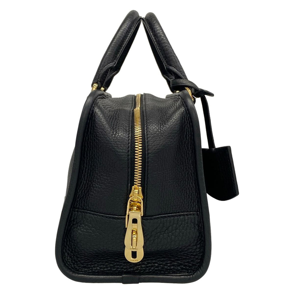 Loewe Handbag Amazona 28 Black Leather — view 2