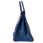 Hermes Handbag Birkin 35 Blue Thalassa Gold — view 4